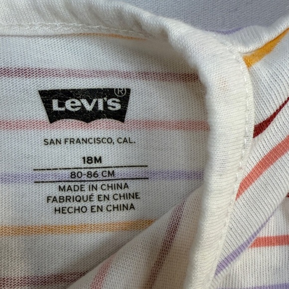 Levi's - Multicolor Striped Baby Top - Picture 3 of 7